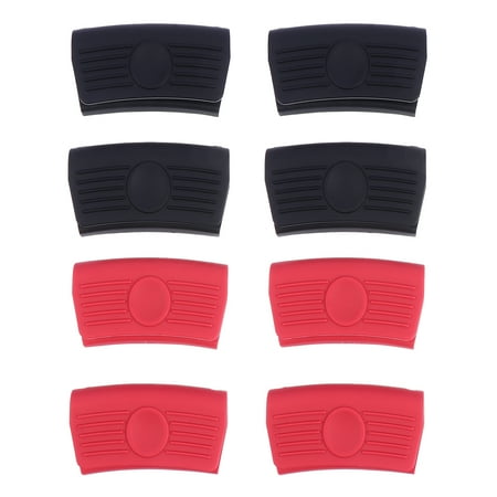 

FRCOLOR 4 Pair Silicone Assist Handle Holder Hot Handle Sleeves Heat Insulated Pot Grip