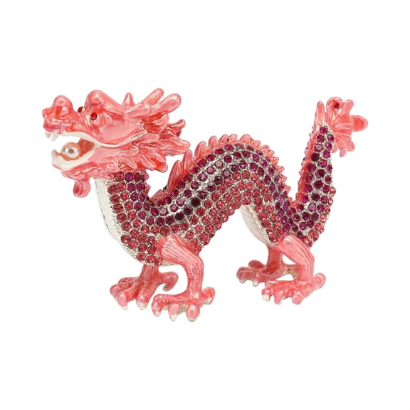 YOHAVEN Feng Shui 2024 Lunar New Year Money Ornament, Wealth Good Luck Statue Figurine for Office Home Desk, Auspicious Year of the Dragon Decor