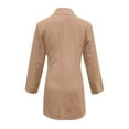 thumbnail image 2 of Vedolay Blazer jacket Suit Jackets for Women Casual Open Front Long Sleeve Work Office Lapel Button Blazer Jackets,Khaki S, 2 of 4