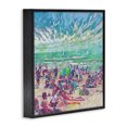 thumbnail image 3 of Stupell Industries Modern Modern People on Beach Black Framed Giclee Art, 17 x 17, by Steve Hunziker, 3 of 7