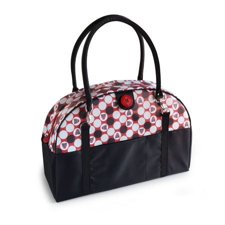 2 Red Hens Coop Carry-All Diaper Bag - Owl Dots