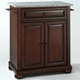 thumbnail image 1 of Bowery Hill Solid Granite Top Kitchen Island in Mahogany, 1 of 6