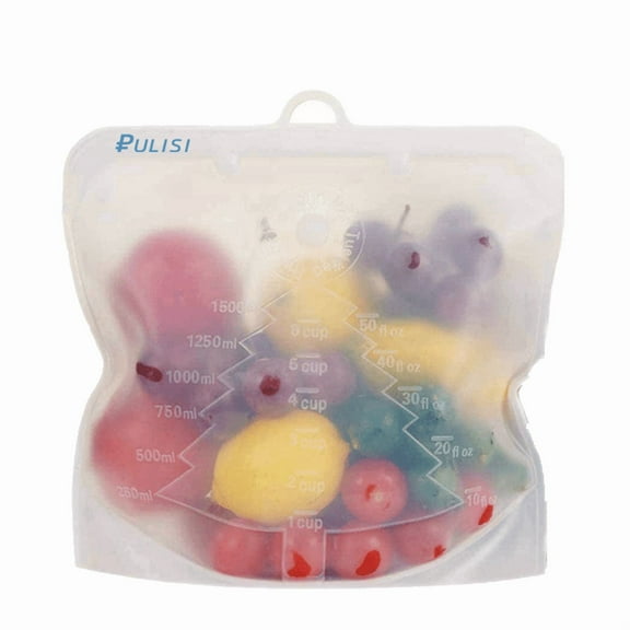 Gallon Freezer Bags Reusable Ziplock Bags Silicone Bags Food Storage Bags Home Fridge Kitchen Meal Prep Freezer Containers