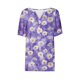 thumbnail image 5 of Fiudx Ofertas Del Día Blusa de Manga Corta Estampada a La Moda para Mujer, Blusas Informales con Cuello En V, 5 of 5