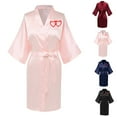 thumbnail image 2 of Tao Tao Womens Fleece Warm Robe,Cozy Fluffy Long Bathrobe,Plush Night Dressing Robes for Women Blue M, 2 of 9