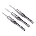 thumbnail image 4 of Durable Hole Drill Bit HSS Mortising Chisels Set Square Hole Drill Bit for Drill 3Pcs, 4 of 8