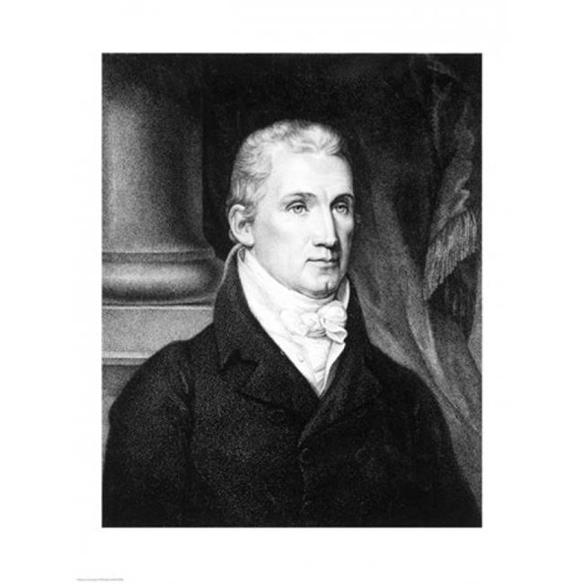 James Monroe Poster Print - 24 x 36 in. - Large