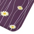 thumbnail image 3 of Daisy Dish Drying Pad Microfiber Foldable Absorbent Rack Pad Kitchen Counter Floral Spring Summer 18x24 Inch, 3 of 5