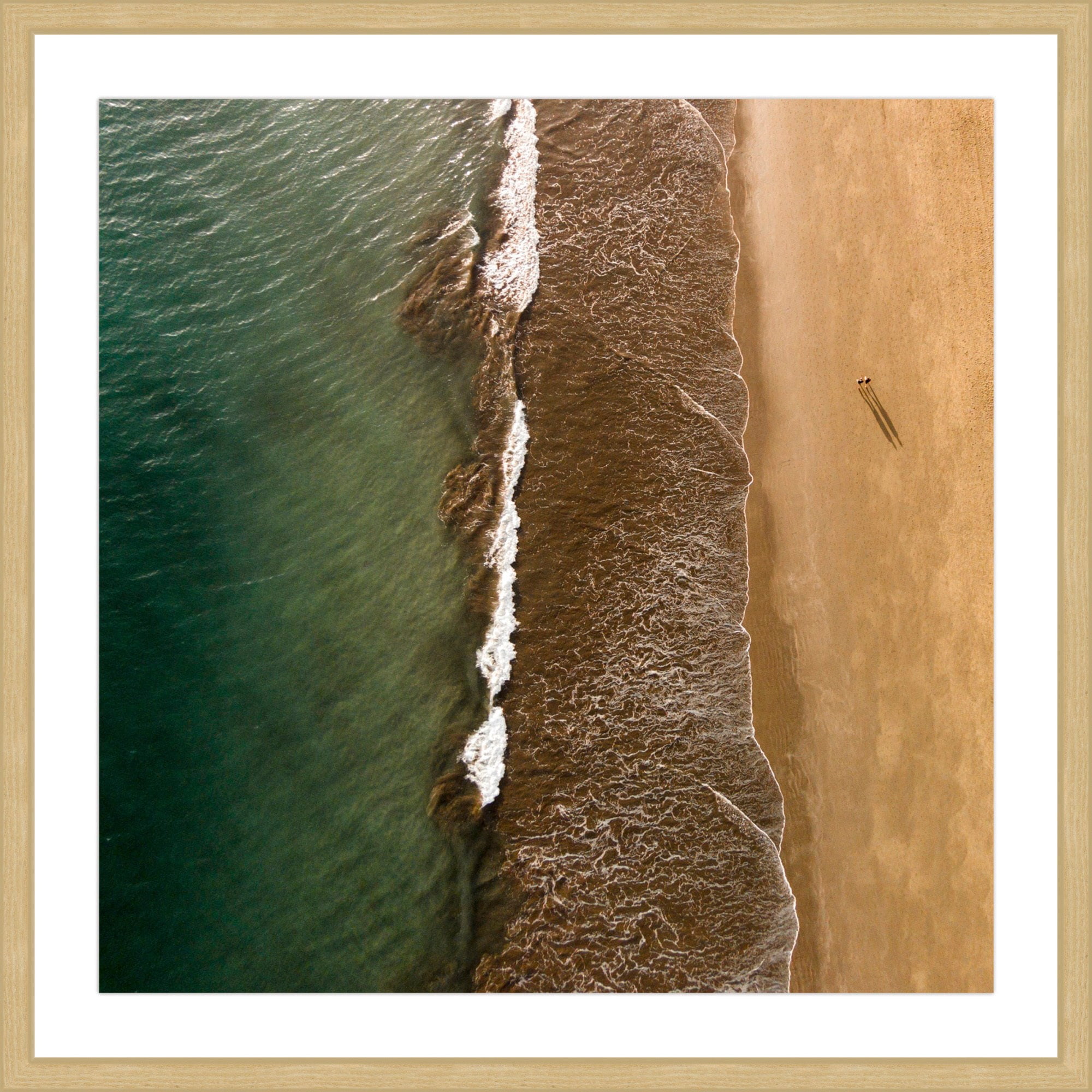 "Sea Shore" by Karolis Janulis Framed Painting Print