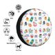 thumbnail image 4 of Fotbe Hello Summer Cat Funda de Llanta de Repuesto con Estampado, Engrosada, Ajuste Universal para Jeep, Remolque, RV, SUV, Camión-17 inch, 4 of 6