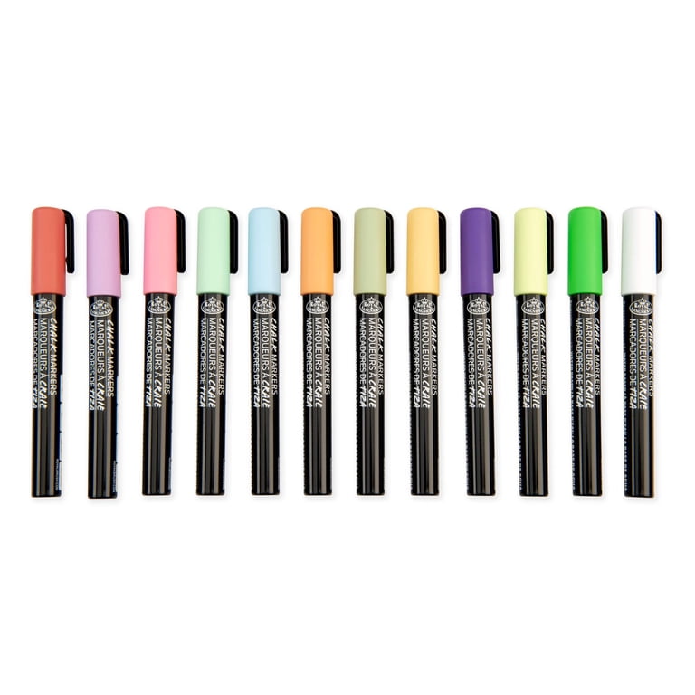 Royal & Langnickel 12 Piece 2mm Primary Chalk Marker Set - Walmart.com