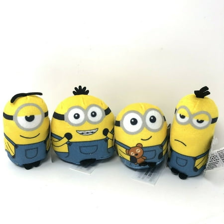 Minions Mini Plush The Rise of Gru - Bob, Kevin, Stuart and Otto 3"