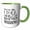 Green/White, variant on 3drose, Funny Garden Weeding Joke Design in Black on White, 11oz Magic Transforming Mug