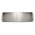 thumbnail image 4 of Mens Chisel 7mm Comfort Fit Brushed Titanium Wedding Band Ring, 4 of 6