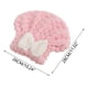 thumbnail image 3 of Toalla superabsorbente para el cabello para mujer, gruesa, de coral polar, con lazo, elástica, absorbente y de secado rápido, para uso doméstico., 3 of 9