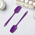 thumbnail image 3 of Flat Spatula & Spoon Spatula 11.2in 600°F Heat Resistant Silicone Bowl Scraper, Flexible Rubber Kitchen Cooking Mixing Utensil with Upgraded Non-Stick Surface, 3 of 7