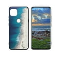 thumbnail image 1 of Compatible with Moto One 5G Ace Phone Case, Blue-Sea-Shore-22 Case Men Women, Flexible Silicone Shockproof Case for Moto One 5G Ace, 1 of 1