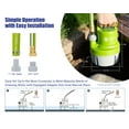 thumbnail image 4 of Green Expert 1/6HP Handy Utility Pump Submersible 25-Foot Power Cord Portable to Remove Water in Pools Hot Tub Flooded House Basement Sump Heater Backup Drain Pump Easy to Use, 4 of 7