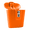 Orange, variant on Oversight Orange Portable Safe