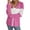Rose Red, variant on Cogild Sweaters Cardigans for Womens Zipper Up Striped Color Ribbed Cardigans for Womens Winter Fall Cardigans