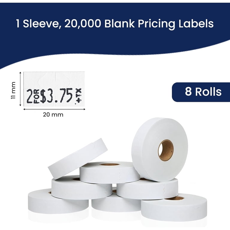 Matco Label Matco Sticker METO Labels 5.16 - One SLEEVE (10 ROLLS) WHITE Labels ...