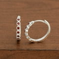 thumbnail image 3 of Garnet Hoops, 3 of 4