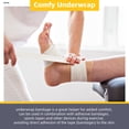 thumbnail image 4 of OK TAPE Pre Wrap Tape (4-Rolls, 120 Yards) - Athletic Foam Underwrap for Sports, Protect for Ankles Wrists Hands and Knees, 2.75 Inches - Beige, 4 of 8