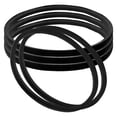 thumbnail image 1 of Phenofice 5Pcs Black Rubber Washer Drive Belt For Home Use And Business 8.7X8.7X0.6In, 1 of 8