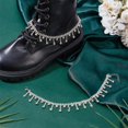 thumbnail image 4 of 4pcs Rhinestone Shoe Chains Jewelry Shoe Charms Chains Glitter Boot Strap Chain Tassel Bling Shoe Chain Alloy Shoe Accessory Decoration, 4 of 5