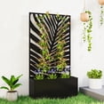 thumbnail image 2 of Outsunny Garden Box with Privacy Panel, Outdoor Planter Box for Garden, 2 of 10