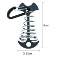 thumbnail image 6 of Tnobhg 10Pcs Rope Buckles Tent Accessories Durable Aluminum Alloy Multi-functional Fish Bone Nail for Outdoor Camping, 6 of 8