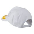 thumbnail image 5 of Oak Leaves and American Gold Flag Patch Cap - White OSFM, 5 of 5