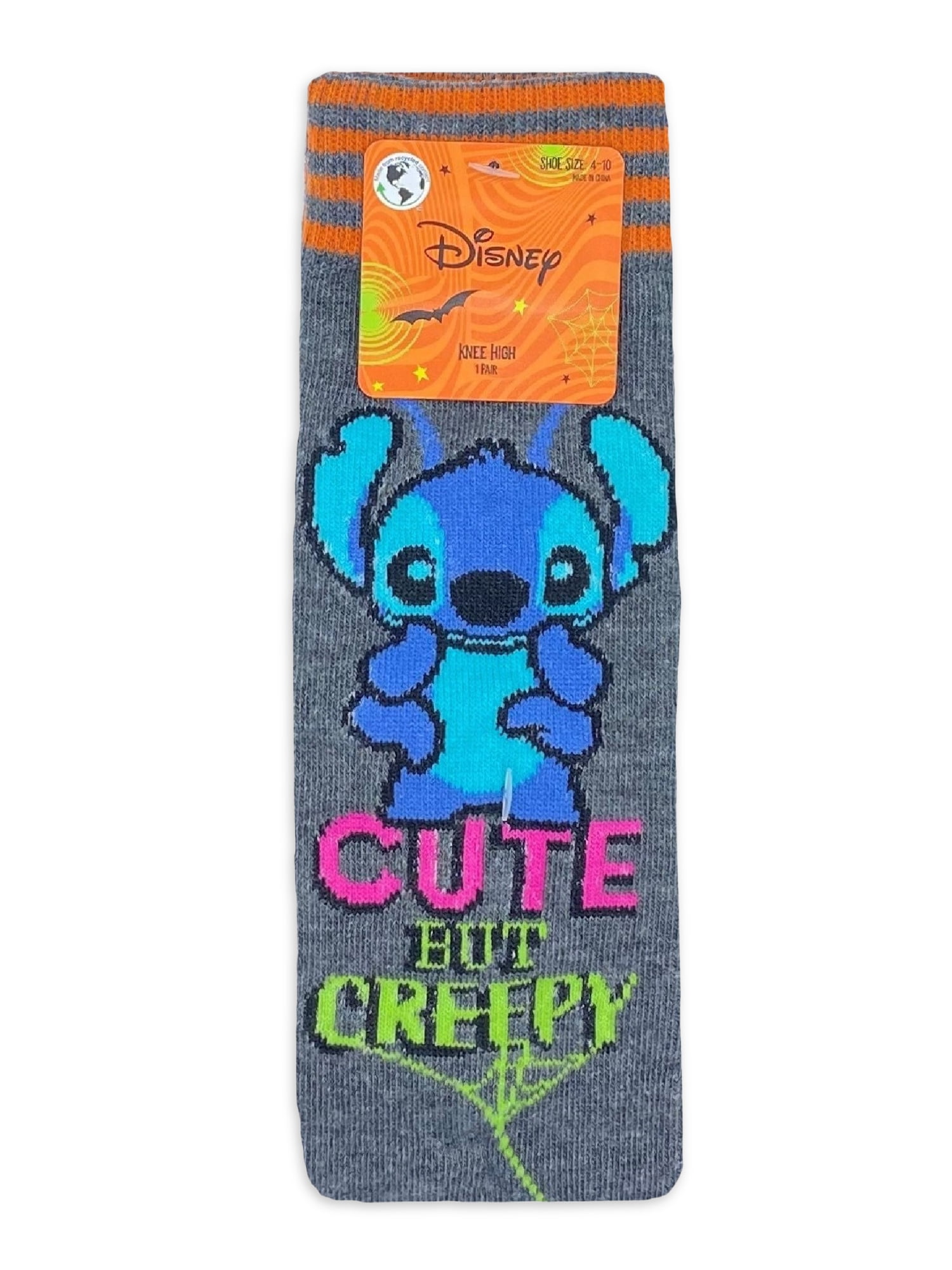 Lilo & Stitch Halloween Women's Knee High Socks, 1-Pack, Size 4-10