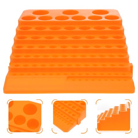 Melantax Drill Bit Storage Rack Drill Bit Organizer Professional Drill Bit Storage Rack (84 Holes)