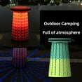 Outdoor Portable Folding Stool Which Will Light Up And Illuminate Your