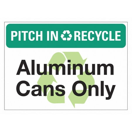 

Lyle Eco Pitch In & Recycle Sign 10x14in PK5 LCU1-0113-ED-PK5_14x10