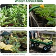 thumbnail image 6 of 5-Pack 9.77 Gallon Square Planter Nursery Pots, Flower Plant Container Injection Molded Plastic Nursery Pot Gardening Pots for Indoor Outdoor Vegetables, Succulents, White, 6 of 7