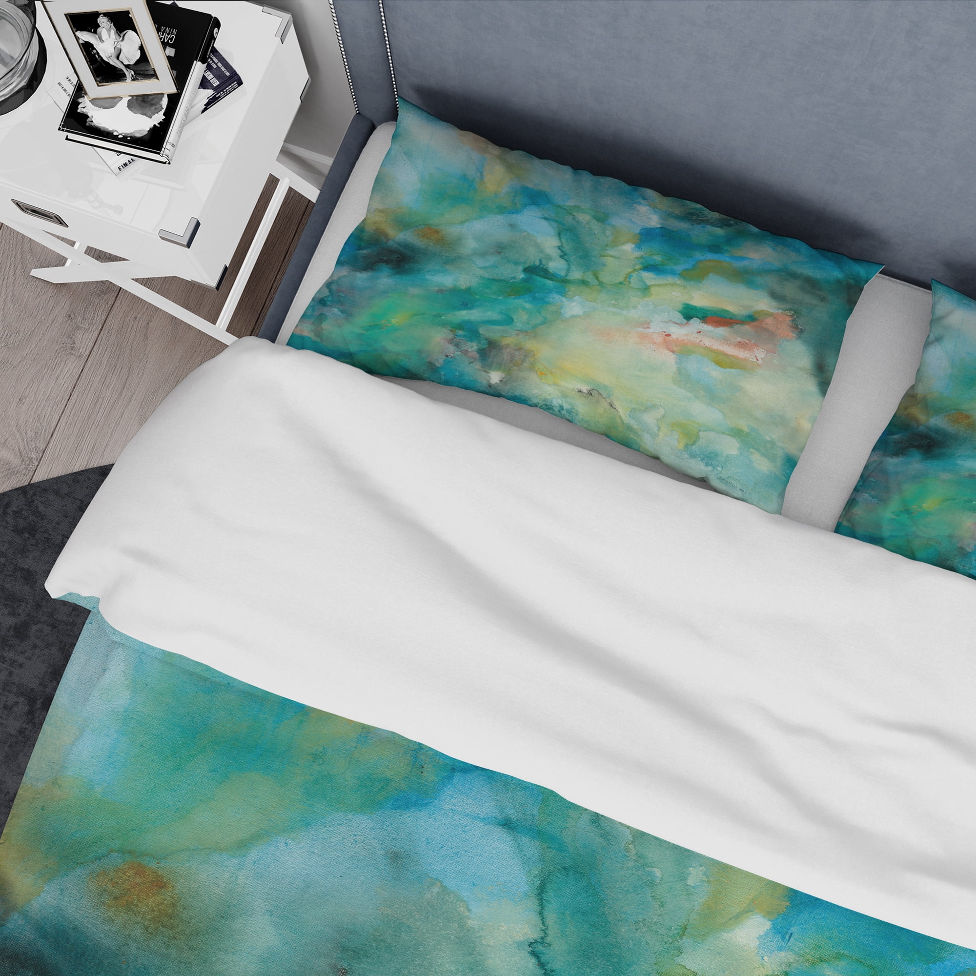 Designart 'Interstellar' Geometric Duvet Cover Set