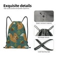 thumbnail image 4 of Gaeub Knitted Woodland Squirrel Drawstring Backpack Bag Sport Gym Sackpack Heavy Duty String Backpack for Men Women-Medium, 4 of 6