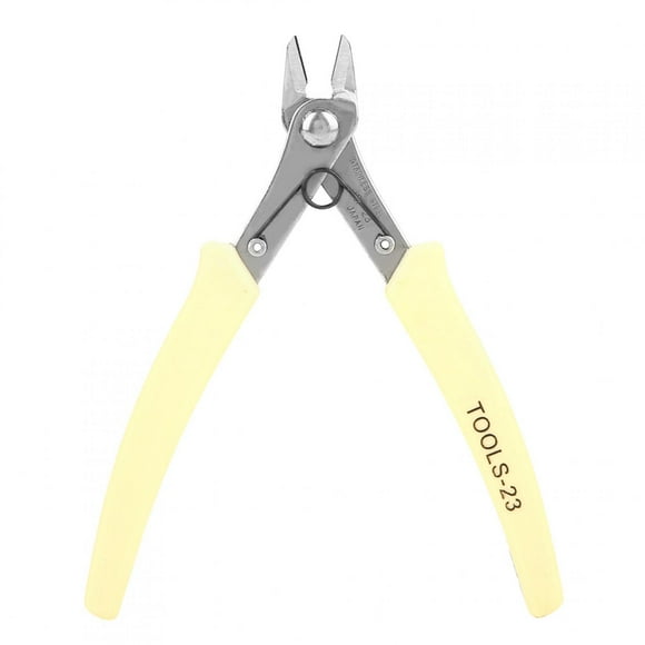 Mini alicate de corte diagonal de acero inoxidable de 5", alicate electrónico preciso y confiable.