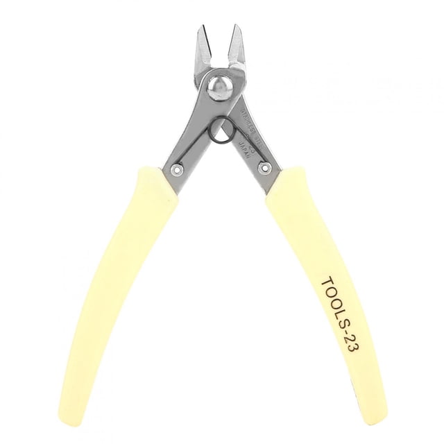 Mini alicate de corte diagonal de acero inoxidable de 5", alicate electrónico preciso y confiable.