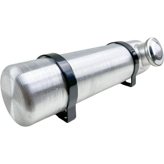 JSD 0.72 Gallon Auxiliary Aluminum Gas Tank / Fuel Cell 4 x 15" End Fill 1/4" NPT Outlet