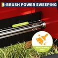 thumbnail image 4 of TEQIN Push Lawn Sweeper,21 In Leaf Sweeper With 7 Cu. Ft. Capacity,Adjustable Brush Height & Spinning Brushes, Heavy Duty Yard Sweeper Lawn Sweeper Push For Leaves Grass Cleanup, 4 of 6