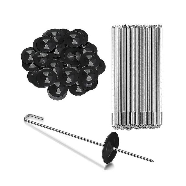 50 Packs Solar Panel Guard Clips, Stainless Steel Wire Fence Fasteners Animal Guard Roll Kit For So