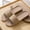 Beige, variant on Women's Linen Slide Sandals Open Toe Breathable Indoor Outdoor Slippers Coffee 41