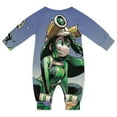 thumbnail image 2 of Tsuyu Asui Unisex Baby Boy Girl Rompers Long Sleeve Infant Jumpsuits Babies' Outfits Fall Winter Clothes 3-6M, 2 of 5