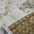 thumbnail image 3 of Block print cotton quilt, handmade quilted cotton warm quilt, 83"X95", 3 of 5