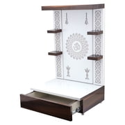 Customized Wooden Mandir For Home|Temple Home|Pooja Mandir|Wall Hanging & Table Top Home Mandir with LED Lights /Puja Chowki/Mandir For Home