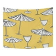 thumbnail image 3 of WOBOGO A Seamless Pattern with Sun Umbrellas Tapestry 80×60in Home Living Room Bedroom Wall Hanging Ornaments, 3 of 10