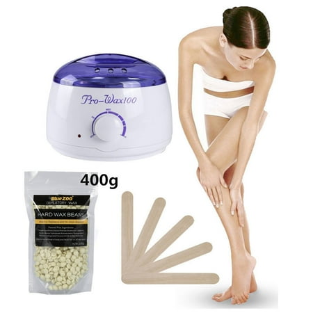 Hair Removal Hot Paraffin Wax Warmer Kit Pot Warmer Heater 400g